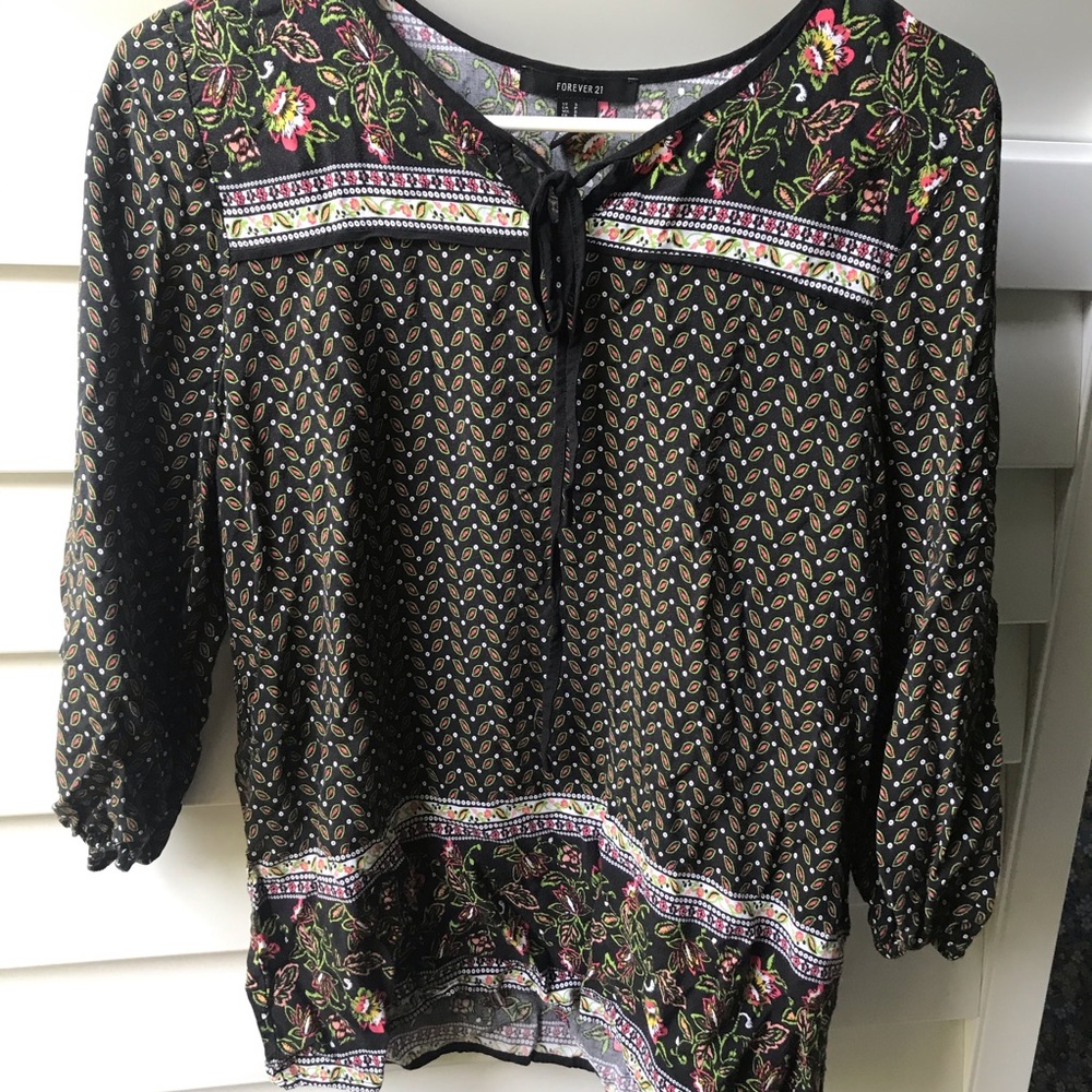 Forever 21 Floral Long Sleeve